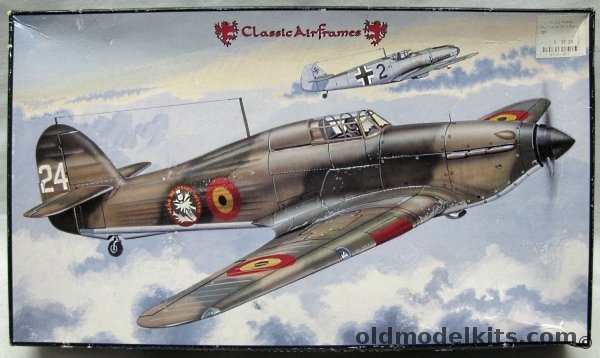 Classic Airframes 1/48 Hawker Hurricane Mk. I Fabric Wings - 52 Group 2nd Reg Yugoslav Air Force 1941 / LeLv 32 Finnish Air Force 1941 (two paint schemes) / Italian Air Force (captured) Mostar 1942 / 2nd Esc 1st Gr 2nd Reg Belgium Air Force Diest 1940 (2 Aircraft), 461 plastic model kit